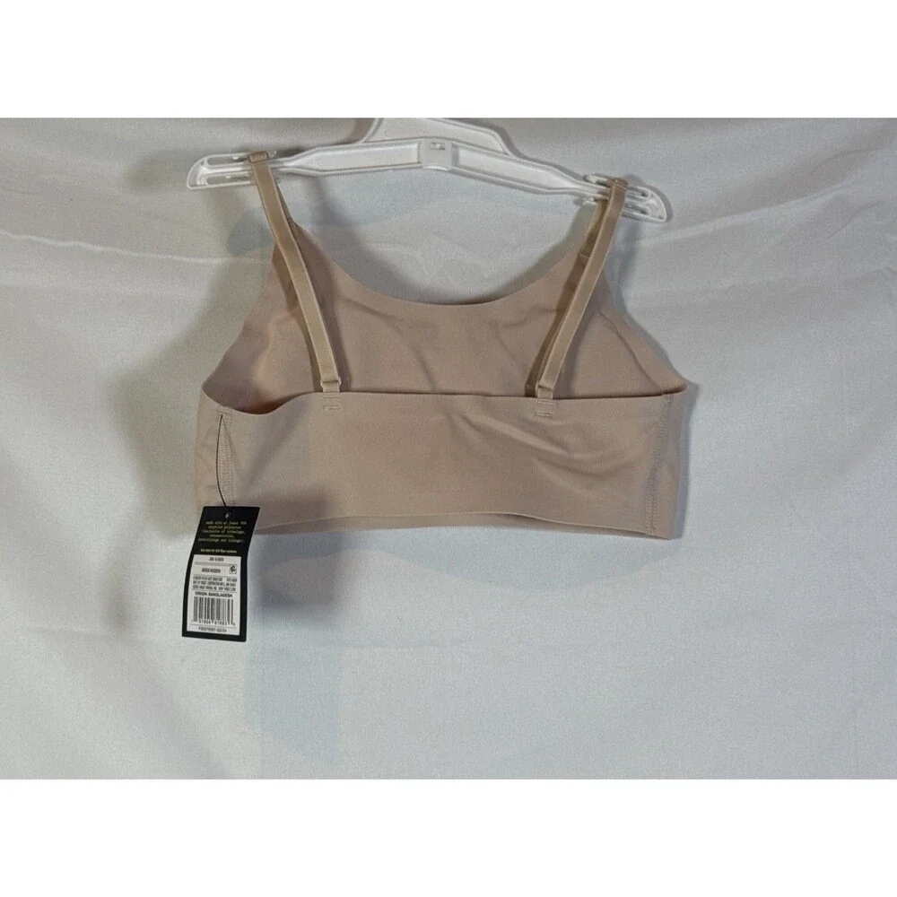 Art Class Girls Polyester/Spandex Bra Color Beige Size Small Very Comfortable